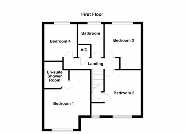 Floor Plan Image for 4 Bedroom Detached House for Sale in Heselden Drive, Wakefield