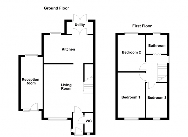 Floor Plan Image for 3 Bedroom Detached House for Sale in Manorfields Avenue, Crofton, Wakefield