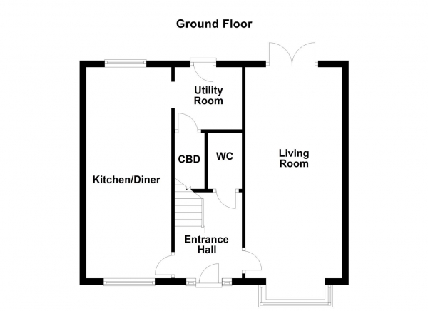 Floor Plan Image for 4 Bedroom Detached House for Sale in Forage Way, Crofton