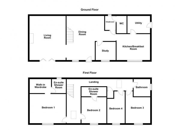 Floor Plan Image for 4 Bedroom Detached House for Sale in Haveroid Lane, Crigglestone