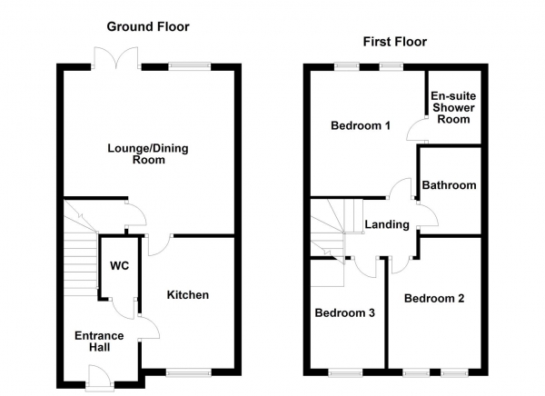 Floor Plan Image for 3 Bedroom Town House for Sale in Woodcock Street, Wakefield