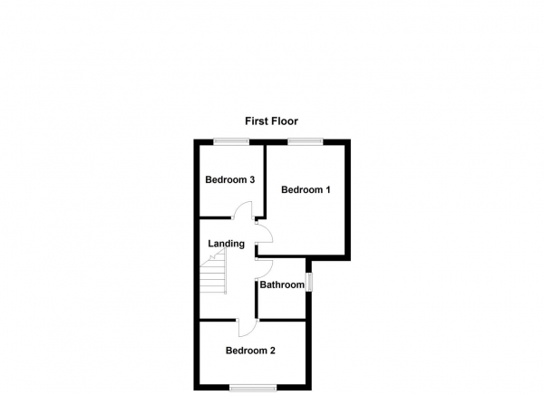 Floor Plan Image for 3 Bedroom Semi-Detached House for Sale in Haldane Crescent, Wakefield