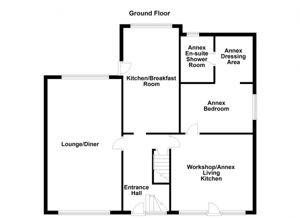 Floor Plan Image for 4 Bedroom Detached House for Sale in Denby Dale Road, Calder Grove, Wakefield