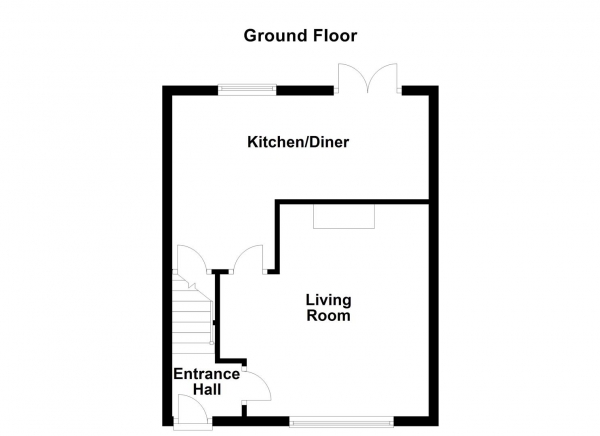 Floor Plan Image for 2 Bedroom Semi-Detached House for Sale in Hendal Lane, Wakefield