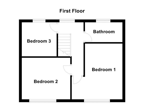 Floor Plan Image for 3 Bedroom Semi-Detached House for Sale in Snapethorpe Crescent, Wakefield