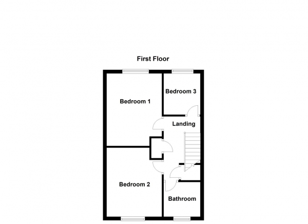 Floor Plan Image for 3 Bedroom Property for Sale in Timperley Close, Wakefield