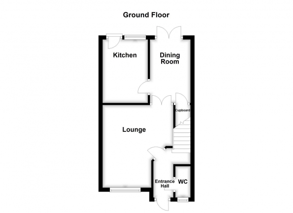 Floor Plan Image for 3 Bedroom Semi-Detached House for Sale in Mill Chase Road, Wakefield, WF2 9SL