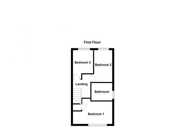 Floor Plan Image for 3 Bedroom Property for Sale in Belfry Court, Outwood, Wakefield