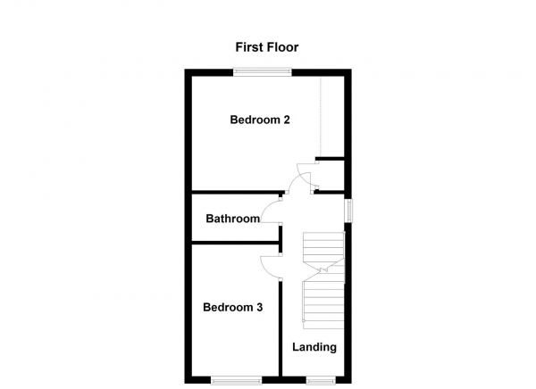 Floor Plan Image for 3 Bedroom Property for Sale in Micklewait Avenue, Crigglestone, Wakefield