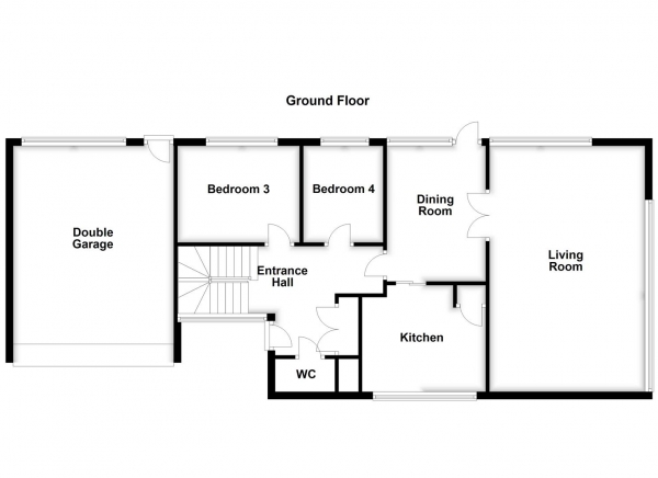 Floor Plan Image for 4 Bedroom Detached House for Sale in The Balk, Walton, Wakefield