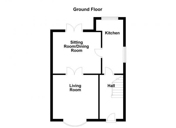 Floor Plan Image for 3 Bedroom Semi-Detached House for Sale in Oakwood, Wakefield