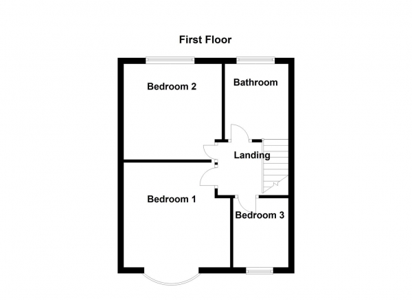 Floor Plan Image for 3 Bedroom Semi-Detached House for Sale in Oakwood, Wakefield