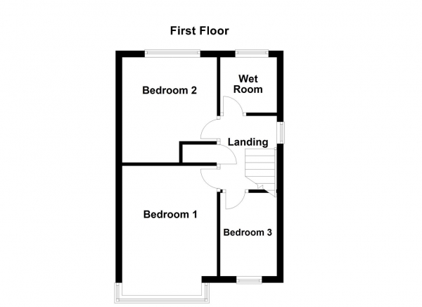 Floor Plan Image for 3 Bedroom Semi-Detached House for Sale in Greenmoor Close, Lofthouse, Wakefield