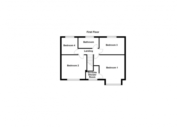 Floor Plan Image for 4 Bedroom Detached House for Sale in Ash Grove, Stanley, Wakefield