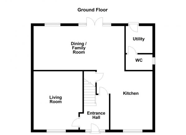 Floor Plan Image for 4 Bedroom Detached House for Sale in Blackwell Crescent, Wakefield