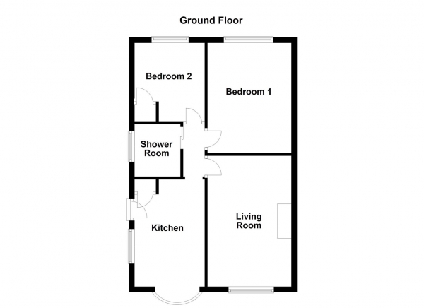 Floor Plan Image for 2 Bedroom Semi-Detached Bungalow for Sale in Gillion Crescent, Durkar, Wakefield