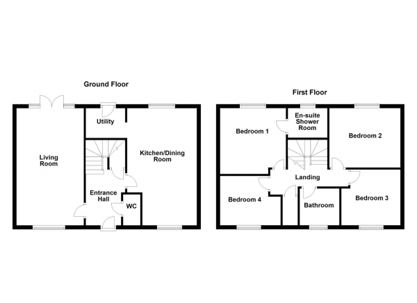 Floor Plan Image for 4 Bedroom Detached House for Sale in Mackie Road, Crigglestone, Wakefield