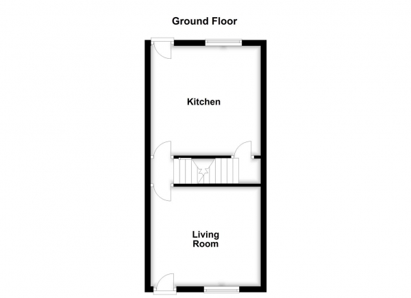 Floor Plan Image for 2 Bedroom Terraced House for Sale in Henry Street, Wakefield