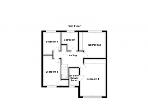 Floor Plan Image for 4 Bedroom Detached House for Sale in Church Lane, Chapelthorpe, Wakefield