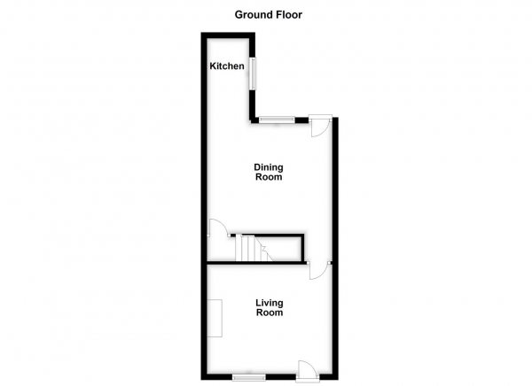 Floor Plan Image for 2 Bedroom Terraced House for Sale in Burkill Street, Wakefield, WF1 5PA