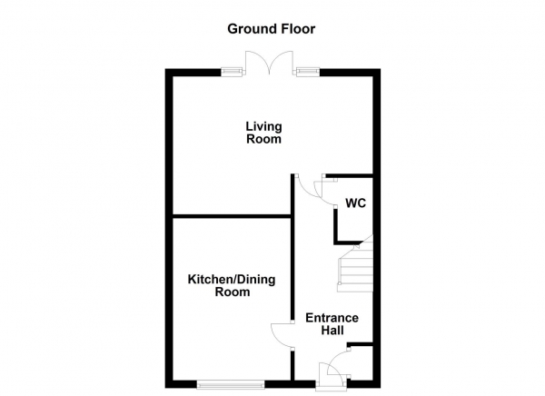 Floor Plan Image for 3 Bedroom Semi-Detached House for Sale in Timperley Close, Wakefield, WF1 2FT