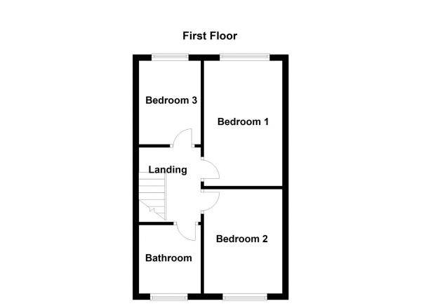 Floor Plan Image for 3 Bedroom Terraced House for Sale in St. James Road, Crigglestone