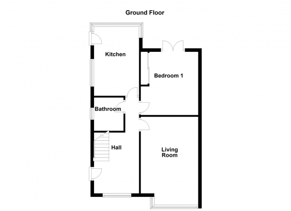 Floor Plan Image for 3 Bedroom Semi-Detached Bungalow for Sale in Fernlea Close, Crofton, Wakefield