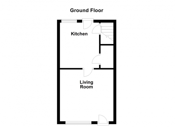 Floor Plan Image for 2 Bedroom Terraced House for Sale in Ouchthorpe Lane, Wakefield