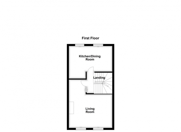 Floor Plan Image for 3 Bedroom Terraced House for Sale in Padgett Way, Wakefield