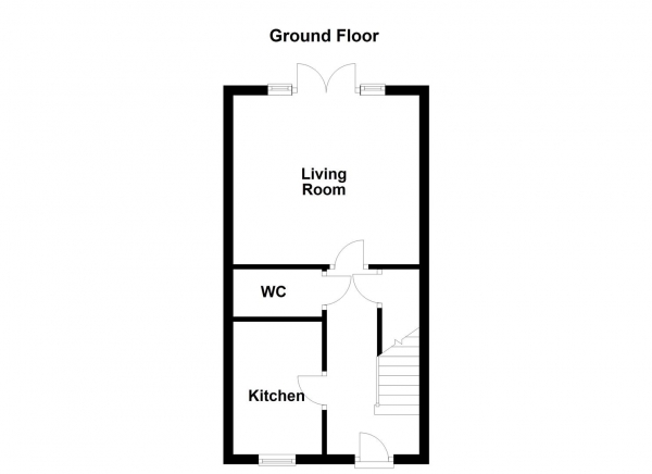 Floor Plan Image for 2 Bedroom Terraced House for Sale in Denby Dale Road West, Calder Grove