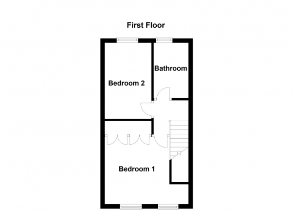 Floor Plan Image for 2 Bedroom Terraced House for Sale in Denby Dale Road West, Calder Grove