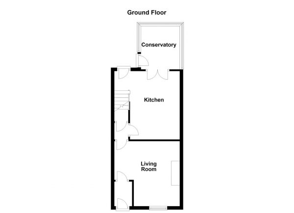 Floor Plan Image for 3 Bedroom End of Terrace House for Sale in Sparable Lane, Wakefield