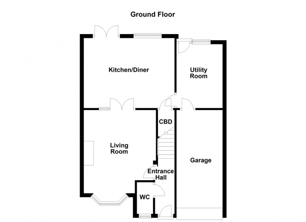 Floor Plan Image for 4 Bedroom Detached House for Sale in Meadow Vale, Outwood, Wakefield