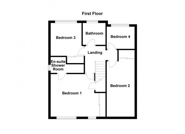 Floor Plan Image for 4 Bedroom Detached House for Sale in Meadow Vale, Outwood, Wakefield