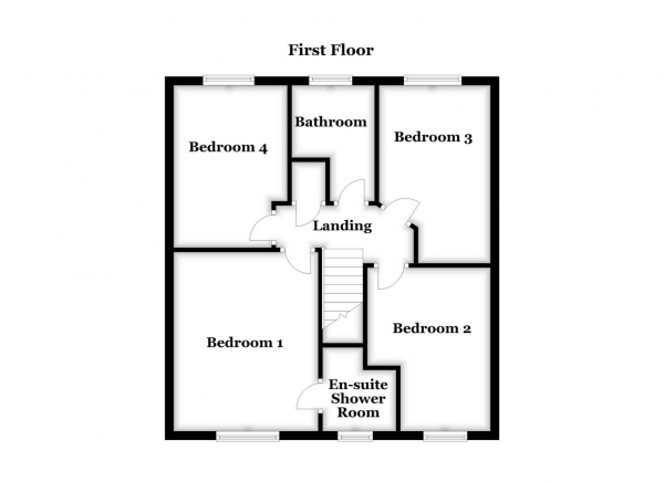 Floor Plan Image for 4 Bedroom Detached House for Sale in Whitaker Drive, Wakefield