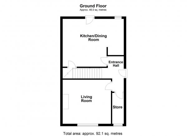 Floor Plan Image for 2 Bedroom Semi-Detached House for Sale in East Street, Wakefield