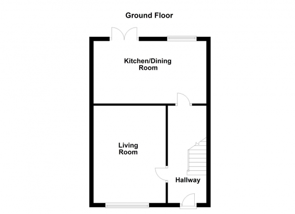 Floor Plan Image for 3 Bedroom End of Terrace House for Sale in Standbridge Lane, Wakefield