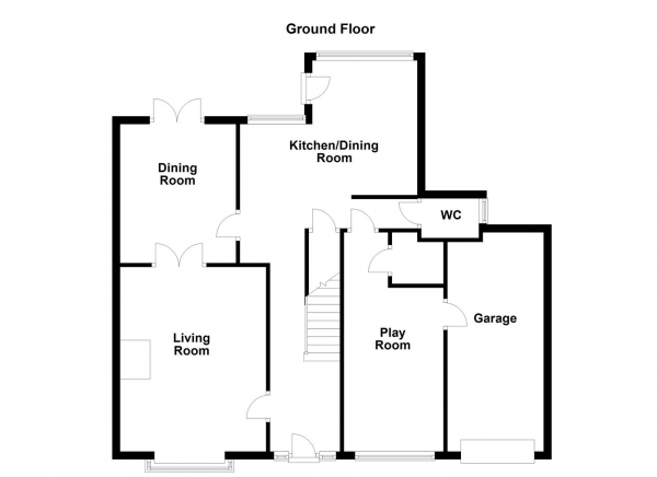 Floor Plan Image for 5 Bedroom Detached House for Sale in Poppleton Road, Tingley, Wakefield