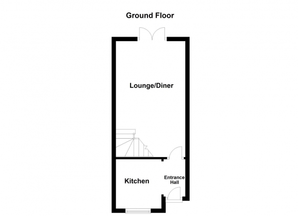 Floor Plan Image for 2 Bedroom Town House for Sale in Hallamshire Mews, Wakefield