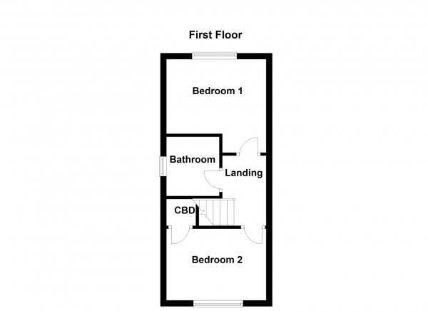 Floor Plan Image for 2 Bedroom Town House for Sale in Hallamshire Mews, Wakefield