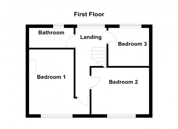 Floor Plan Image for 3 Bedroom Property for Sale in Waterton Road, Wakefield