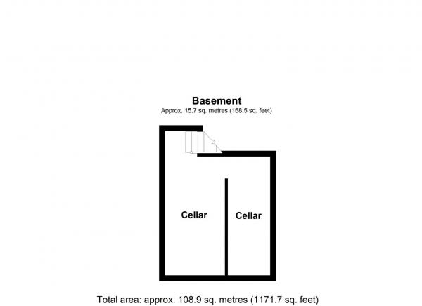 Floor Plan Image for 3 Bedroom Terraced House for Sale in Thornes Lane, Wakefield