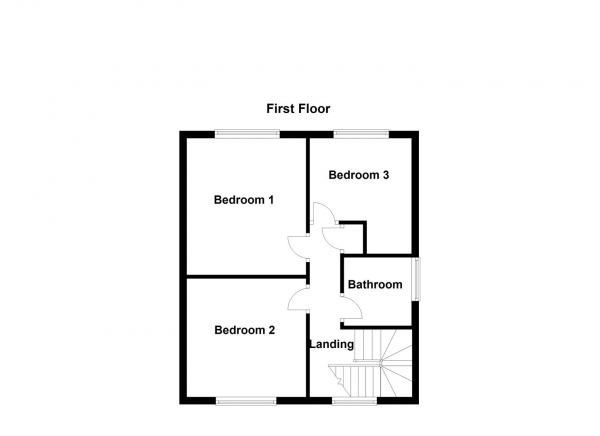 Floor Plan Image for 3 Bedroom Detached House for Sale in Lennox Drive, Wakefield