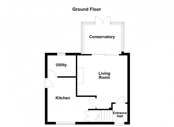 Floor Plan Image for 2 Bedroom Property for Sale in Dodworth Drive, Wakefield