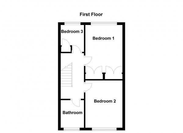 Floor Plan for 3 Bedroom Detached House for Sale in The Sycamores, Horbury, Wakefield, WF4, 5QG - OIRO &pound225,000