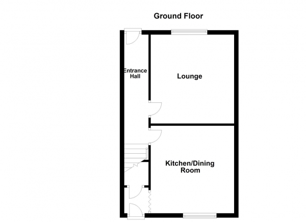 Floor Plan Image for 3 Bedroom End of Terrace House for Sale in Industrial Street, Horbury, Wakefield