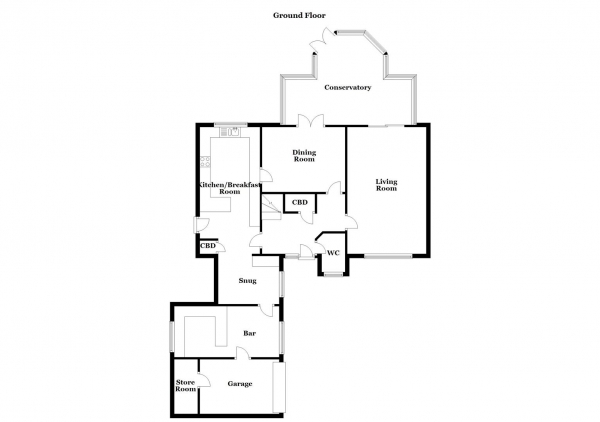 Floor Plan for 4 Bedroom Detached House for Sale in Highfield Grange, Horbury, Wakefield, WF4, 5LT - OIRO &pound580,000