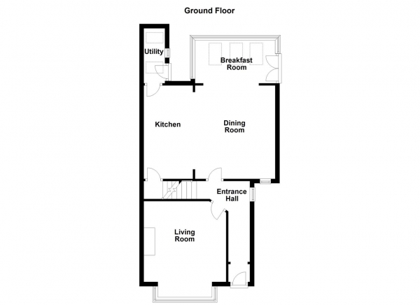 Floor Plan for 4 Bedroom Semi-Detached House for Sale in Grove Road, Horbury, Wakefield, WF4, 6AQ -  &pound415,000