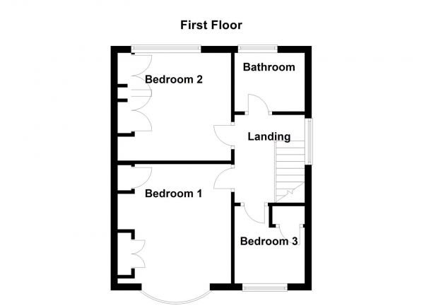 Floor Plan Image for 3 Bedroom Semi-Detached House for Sale in Westfield Road, Horbury