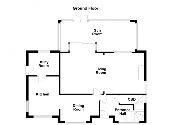 Floor Plan Image for 3 Bedroom Detached House for Sale in Southwell Lane, Horbury, Wakefield